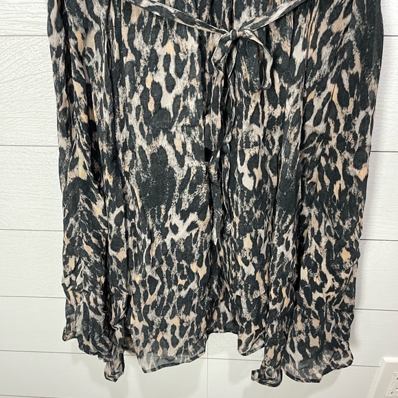 Allsaints Claria Animal Print Dress Size Small - Picture 16 of 16